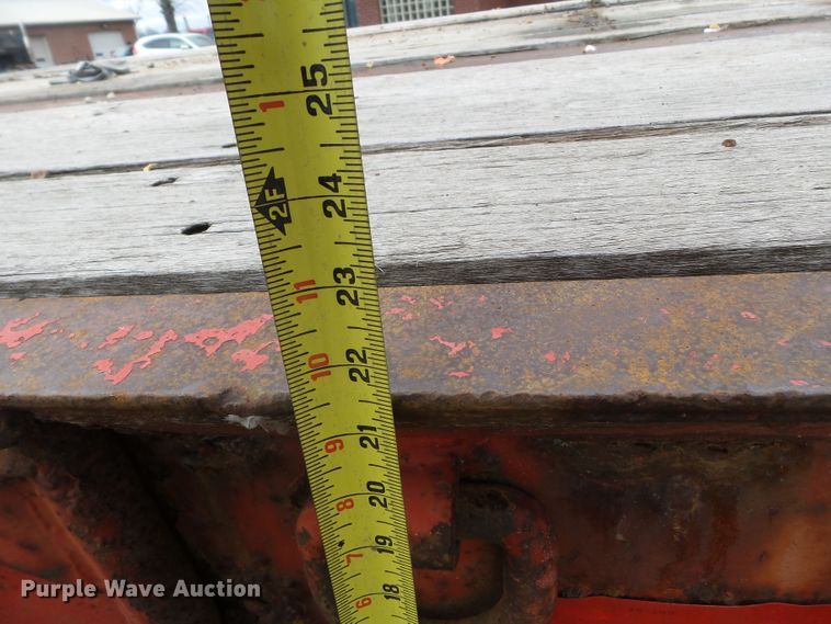 image for item DH7828 1982 Talbert lowboy equipment trailer