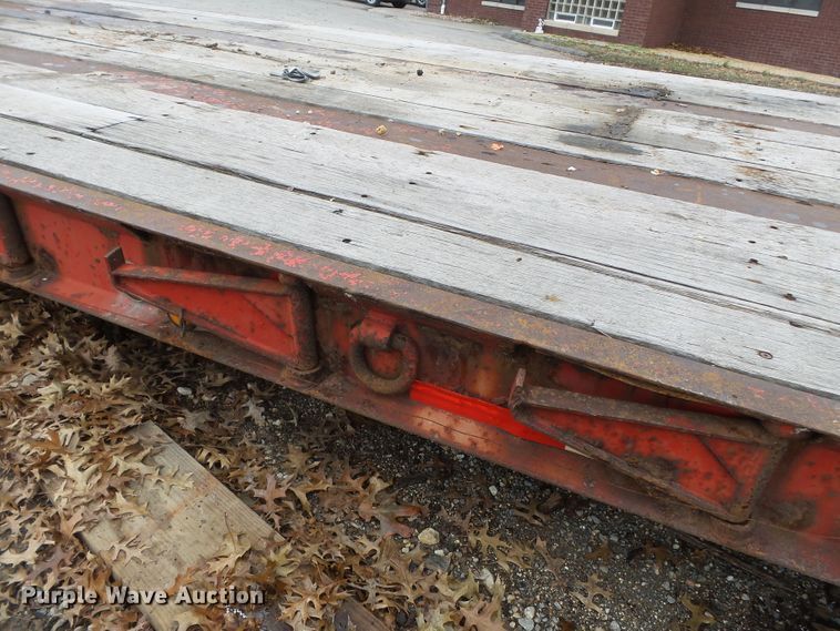 image for item DH7828 1982 Talbert lowboy equipment trailer