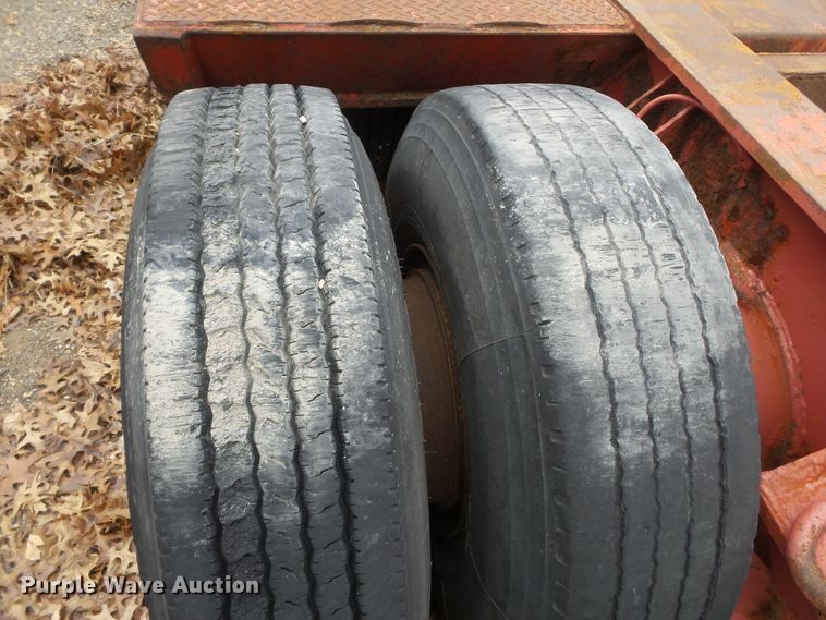 image for item DH7828 1982 Talbert lowboy equipment trailer