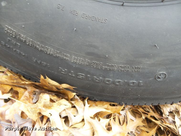 image for item DH7828 1982 Talbert lowboy equipment trailer