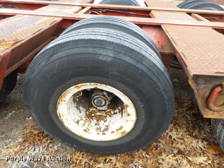 image for item DH7828 1982 Talbert lowboy equipment trailer