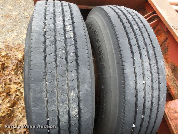 image for item DH7828 1982 Talbert lowboy equipment trailer