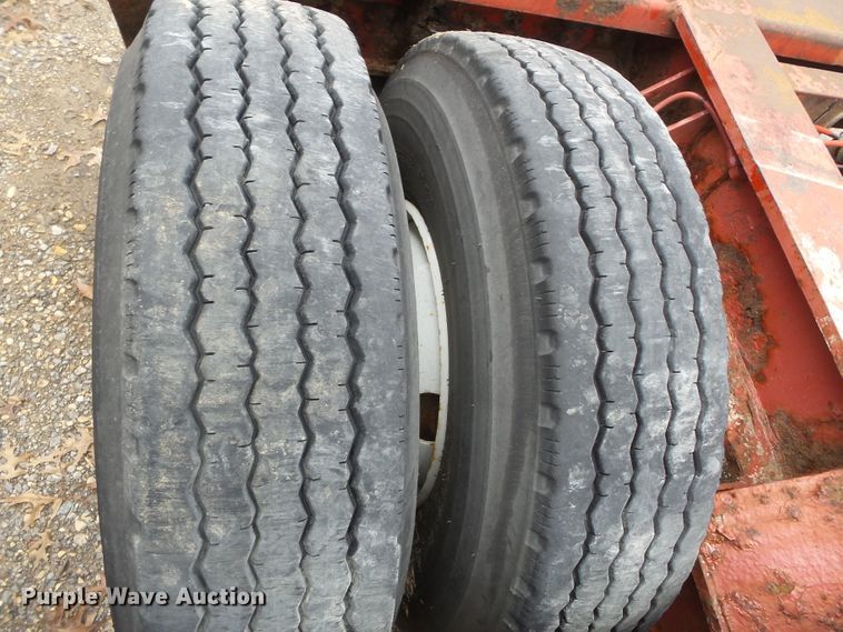 image for item DH7828 1982 Talbert lowboy equipment trailer