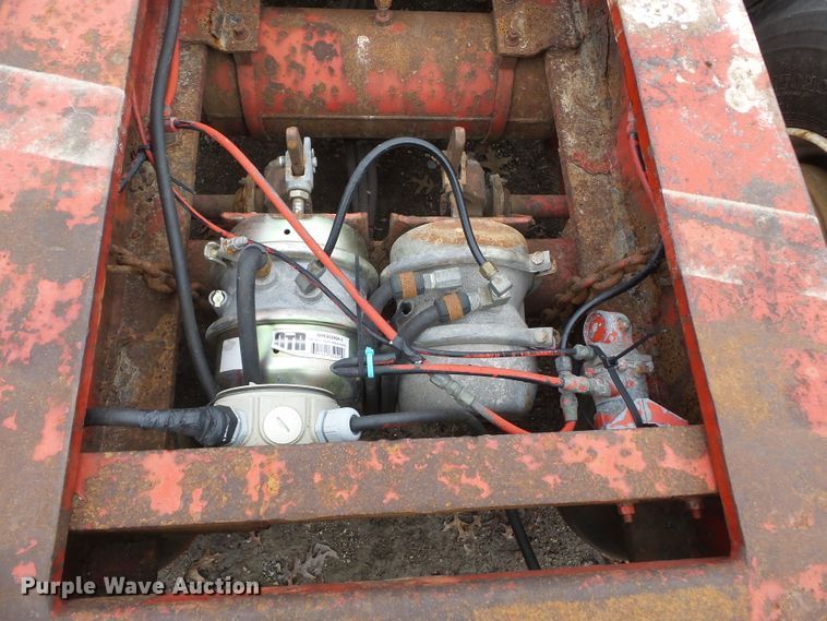 image for item DH7828 1982 Talbert lowboy equipment trailer