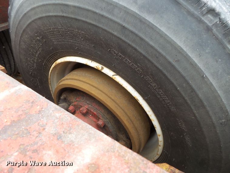 image for item DH7828 1982 Talbert lowboy equipment trailer