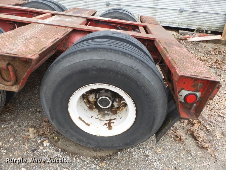 image for item DH7828 1982 Talbert lowboy equipment trailer
