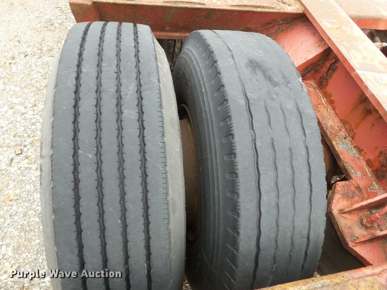 image for item DH7828 1982 Talbert lowboy equipment trailer