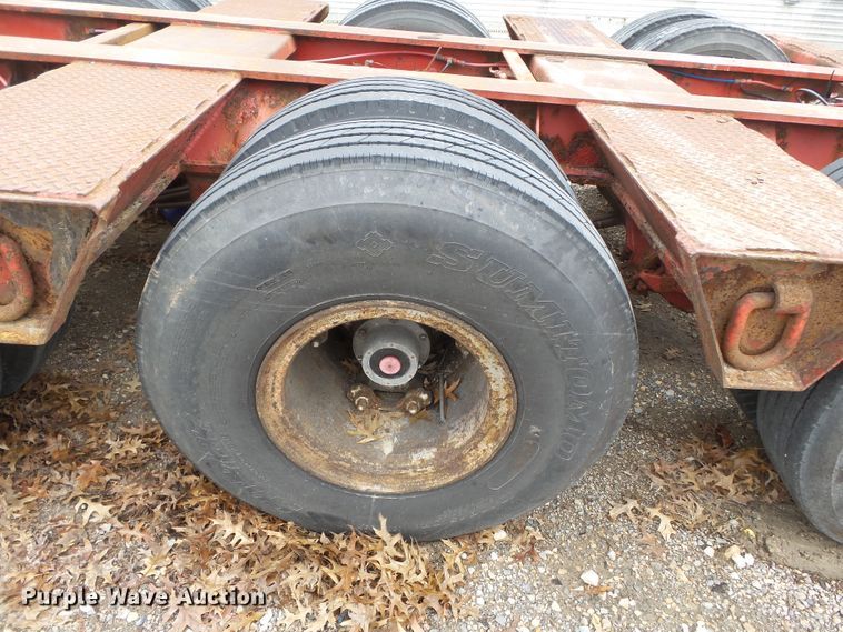 image for item DH7828 1982 Talbert lowboy equipment trailer