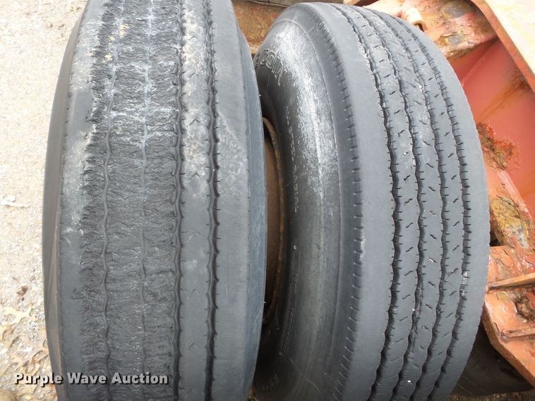 image for item DH7828 1982 Talbert lowboy equipment trailer