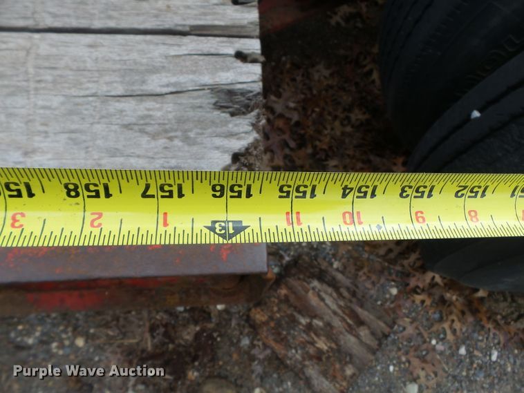 image for item DH7828 1982 Talbert lowboy equipment trailer