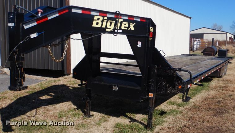 image for item FF9101 2015 Big Tex 22GN-40-HDTS equipment trailer
