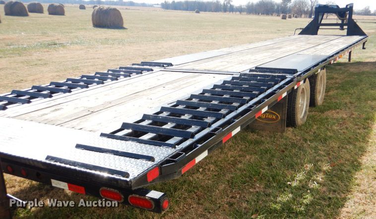 image for item FF9101 2015 Big Tex 22GN-40-HDTS equipment trailer