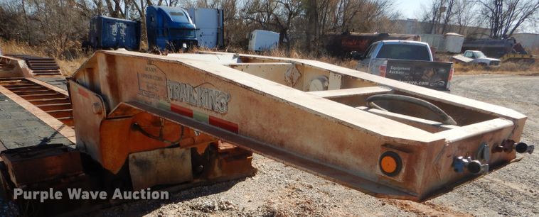 image for item FJ9892 1990 Trail King TK10 lowboy equipment trailer