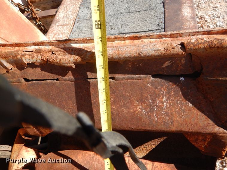 image for item FJ9892 1990 Trail King TK10 lowboy equipment trailer