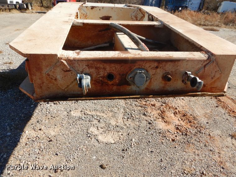 image for item FJ9892 1990 Trail King TK10 lowboy equipment trailer