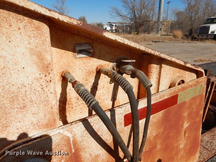 image for item FJ9892 1990 Trail King TK10 lowboy equipment trailer