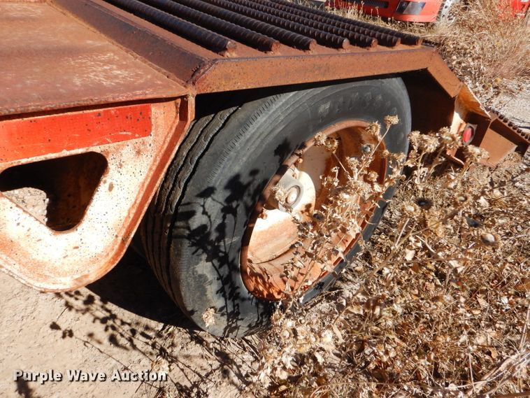 image for item FJ9892 1990 Trail King TK10 lowboy equipment trailer
