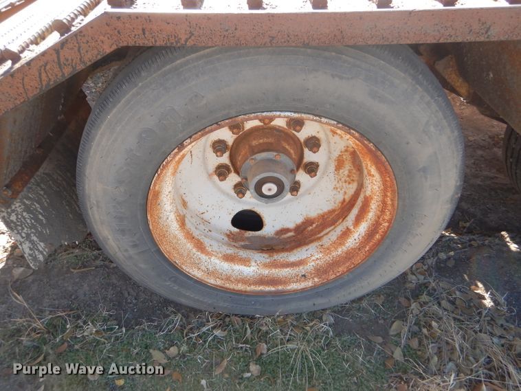 image for item FJ9892 1990 Trail King TK10 lowboy equipment trailer