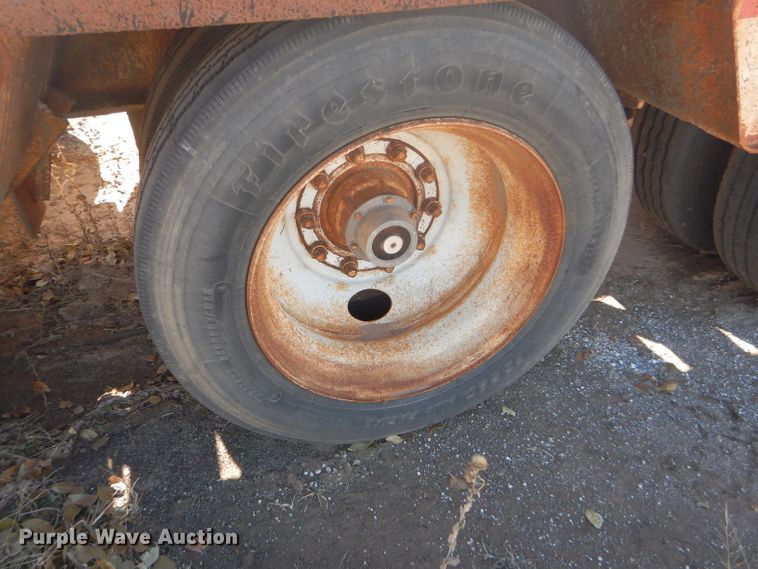 image for item FJ9892 1990 Trail King TK10 lowboy equipment trailer