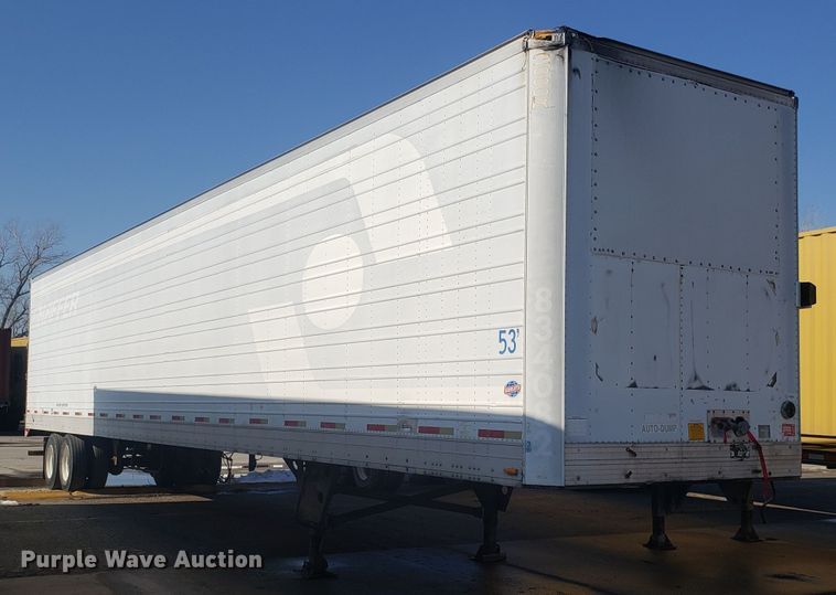 image for item GA9436 2001 Utility dry van trailer