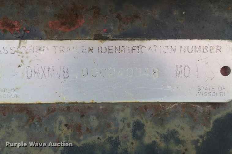 image for item DB10091 1998 Equipment trailer