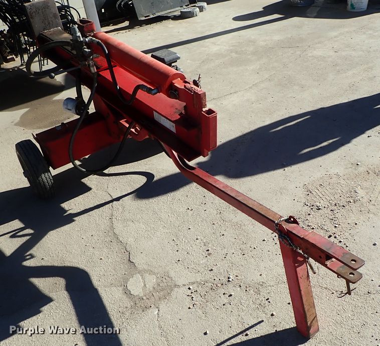 Duerr log splitter in Wichita, KS Item DC3379 sold Purple Wave