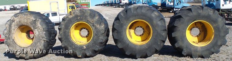 image for item DD1994 (4) Firestone 78x45.00-32 tires and wheels