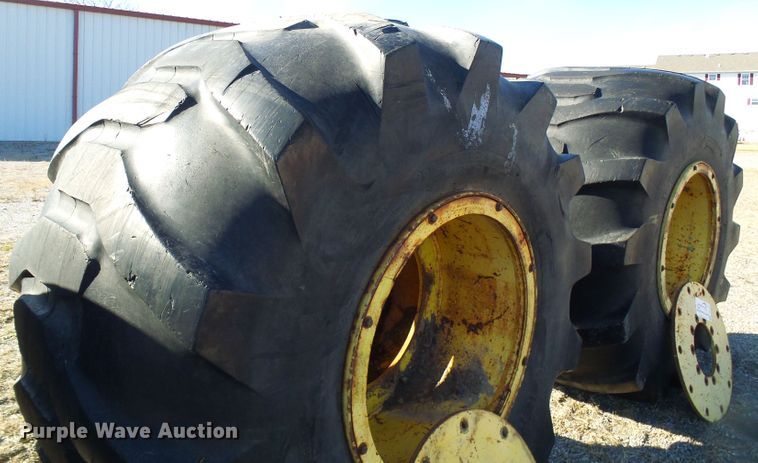 image for item DD1994 (4) Firestone 78x45.00-32 tires and wheels