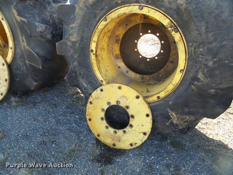 image for item DD1994 (4) Firestone 78x45.00-32 tires and wheels