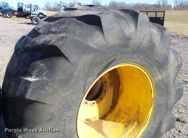 image for item DD1994 (4) Firestone 78x45.00-32 tires and wheels