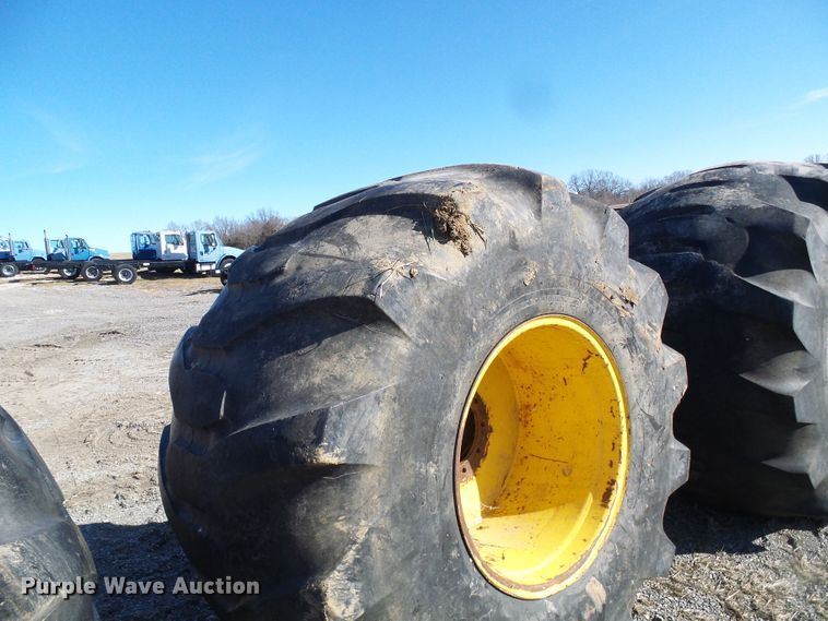 image for item DD1994 (4) Firestone 78x45.00-32 tires and wheels