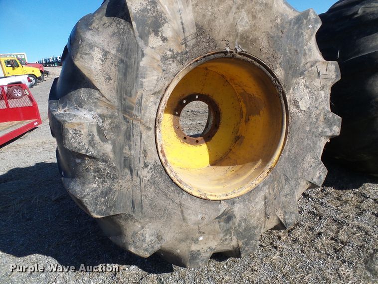 image for item DD1994 (4) Firestone 78x45.00-32 tires and wheels