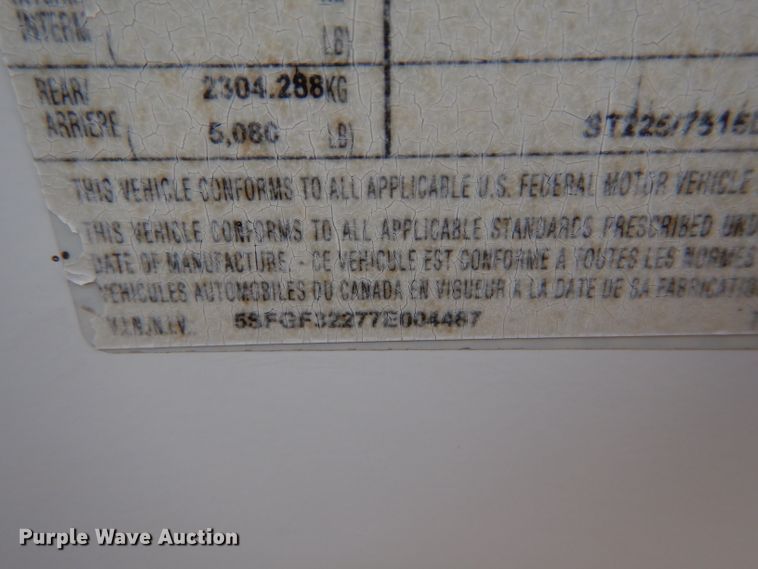 image for item DE1327 2007 Sundance 3200ES camper