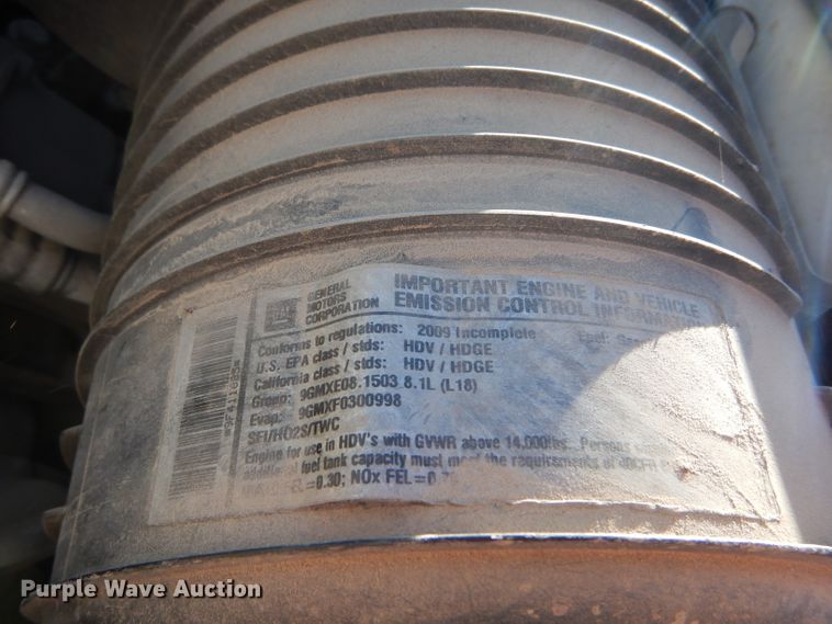 image for item DE1344 2009 Chevrolet C4500 truck cab and chassis