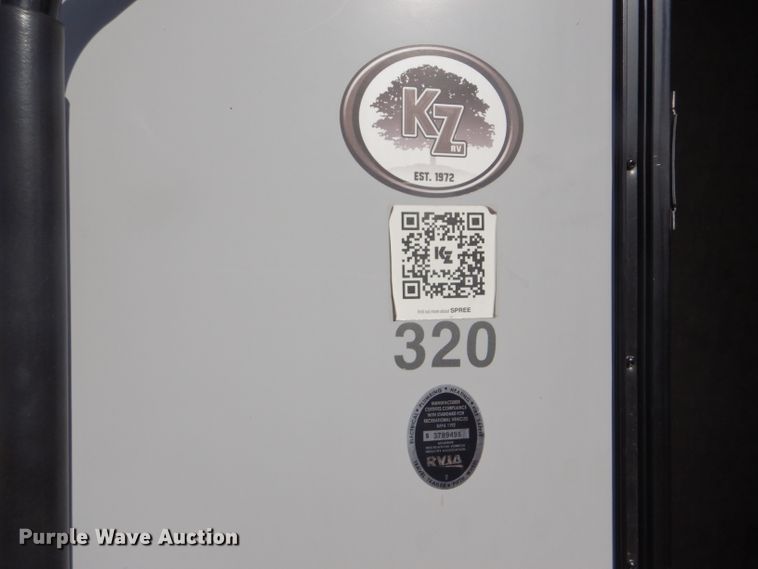 image for item DE1346 2015 KZRV Spree LX Superlite 320BS camper