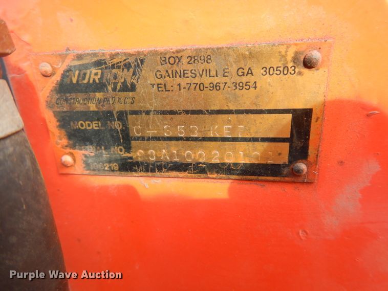 image for item DE4243 Clipper C-35B concrete saw