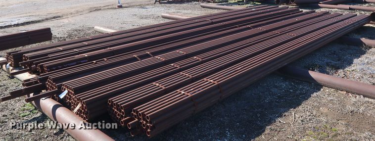 image for item DG7044 (280) TMK IPSCO Blythville Works 32'L x 2 3/8" diameter rolled tubing pipes