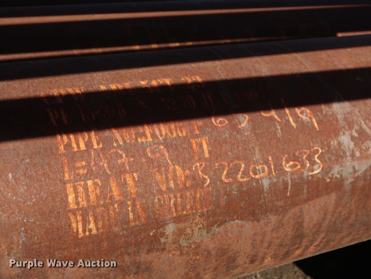 image for item DG7055 (7) 42'L x 13 3/8" diameter pipes