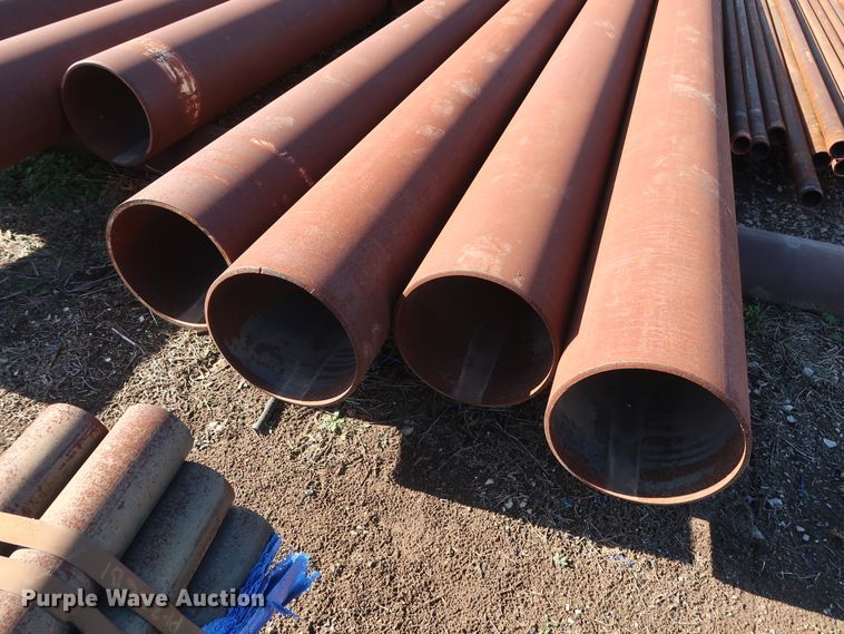image for item DG7055 (7) 42'L x 13 3/8" diameter pipes