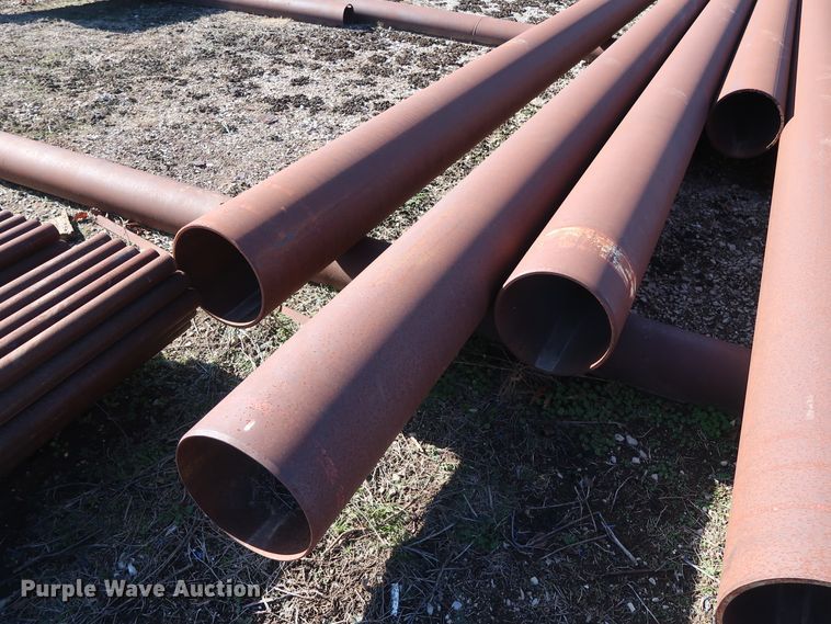 image for item DG7055 (7) 42'L x 13 3/8" diameter pipes