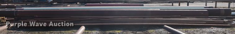 image for item DG7080 Approximately 75 31'L x 1.5" collared threaded oilfield tubing pipes