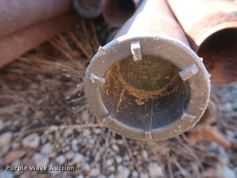 image for item DG7080 Approximately 75 31'L x 1.5" collared threaded oilfield tubing pipes