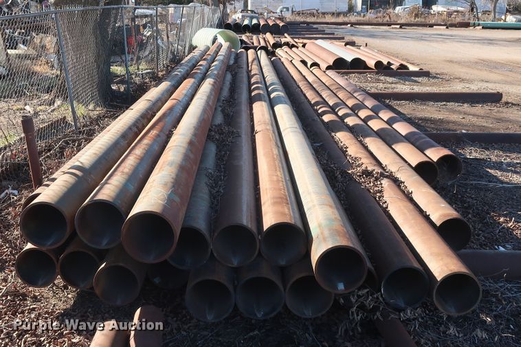 image for item DG7093 (23) 42'L x 9 5/8" diameter oilfield casing pipes