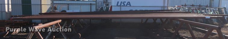 image for item DG7096 Approximately 53 31'L x 3.5" collared threaded oilfield tubing pipes