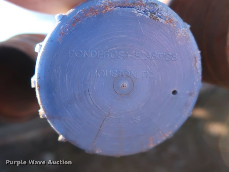 image for item DG7096 Approximately 53 31'L x 3.5" collared threaded oilfield tubing pipes