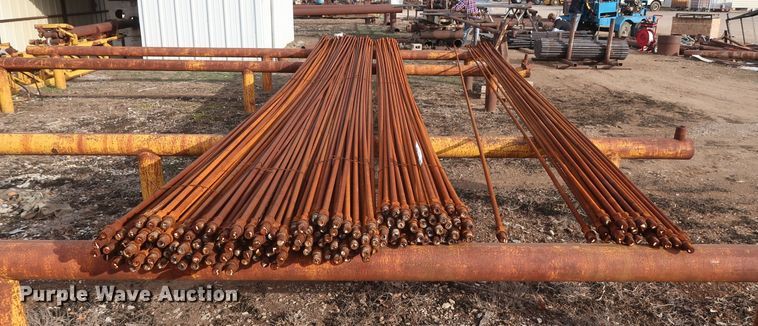 image for item DG7103 Approximately 160 25'L x 7/8" threaded sucker rods