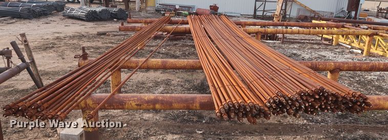 image for item DG7103 Approximately 160 25'L x 7/8" threaded sucker rods