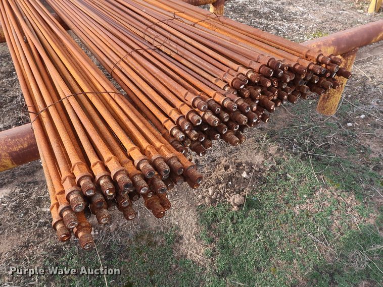 image for item DG7103 Approximately 160 25'L x 7/8" threaded sucker rods