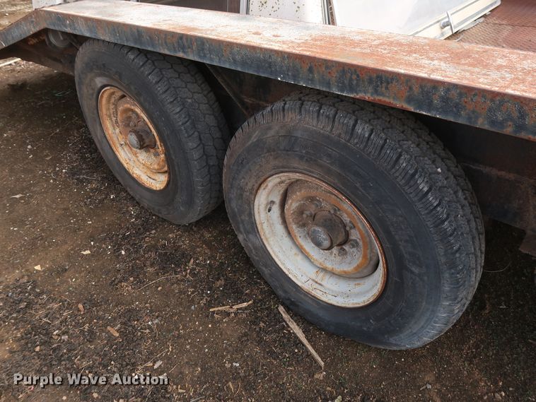 image for item DH0791 Shop built equipment trailer