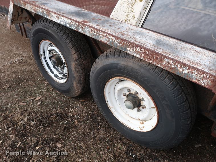 image for item DH0791 Shop built equipment trailer